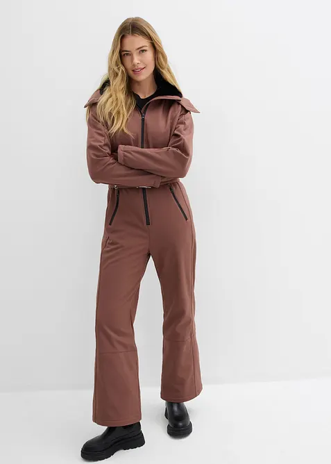 Vannavvisende, varmt f&ocirc;ret skidress i softshellmateriale, bonprix