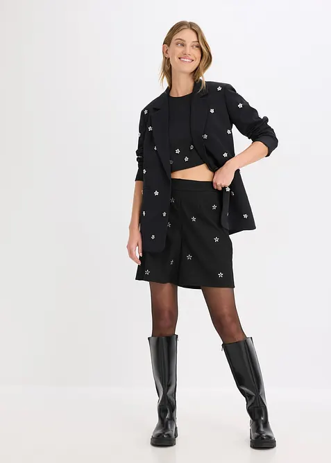 Bluse i bomullsmiks, bonprix