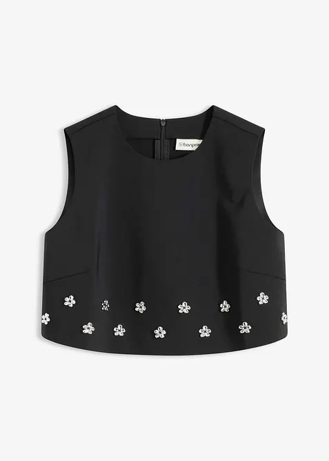 Bluse i bomullsmiks, bonprix