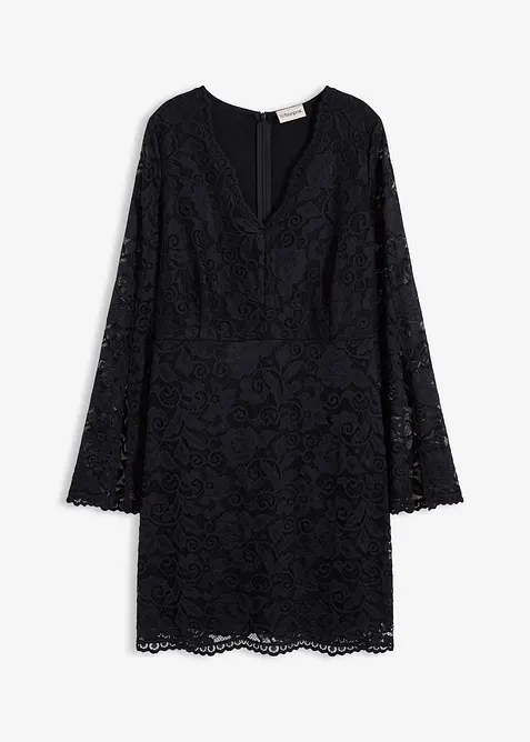 Blondekjole med trompetermer, bonprix