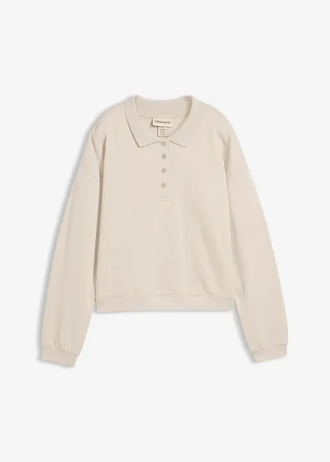 Sweatshirt i 100% økologisk bomull, bonprix