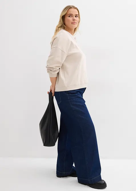 Sweatshirt i 100% økologisk bomull, bonprix