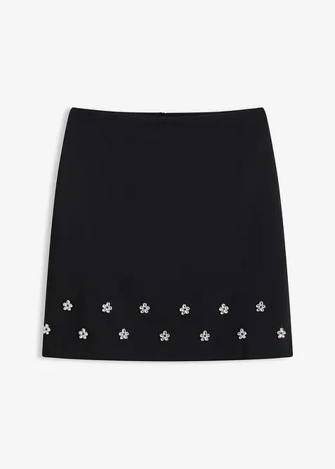 Miniskjørt i bomullsmiks, bonprix