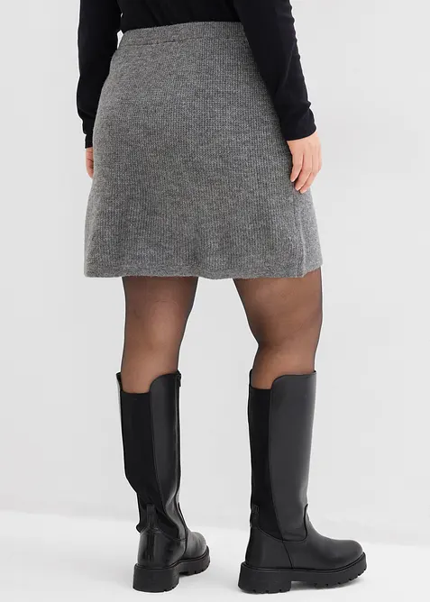 Kort, strikket skjørt, bonprix