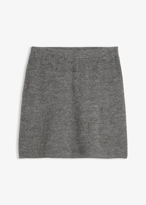 Kort, strikket skjørt, bonprix