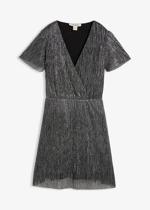 Kort glitterkjole, bonprix