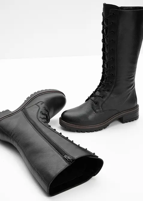 Ankelstøvletter med snøring, bonprix