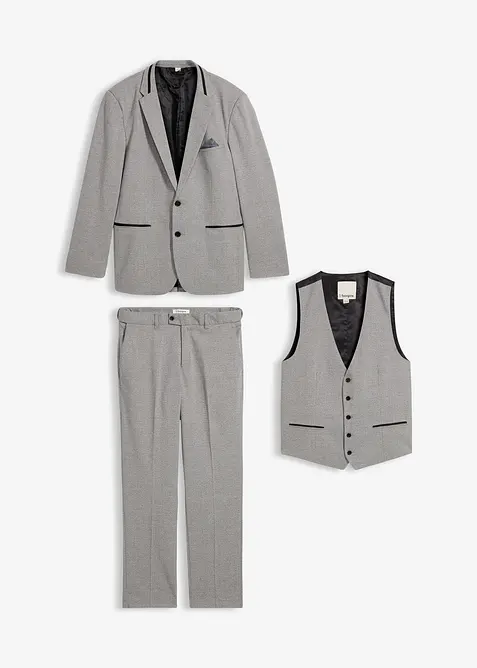 Dress med vest (3-delt sett), Regular Fit, bonprix