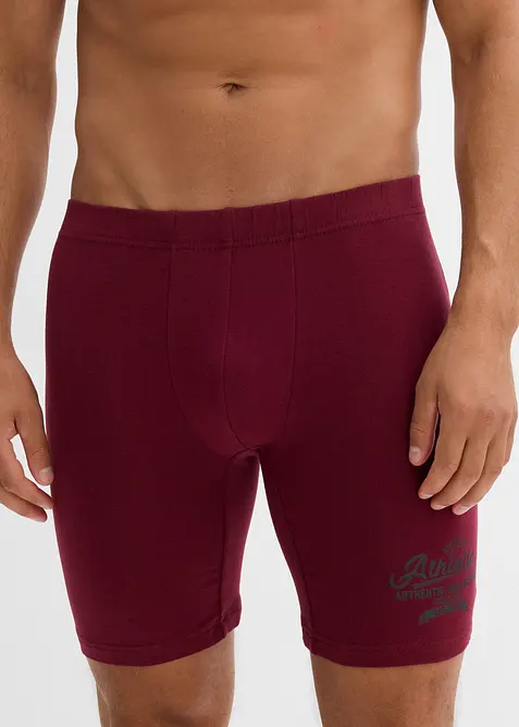 Boksershorts i ettersittende modell med lange ben (3-pack), bonprix