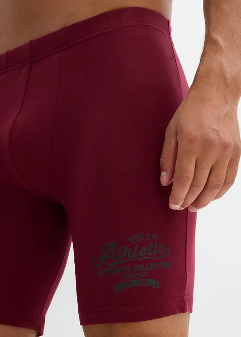 Boksershorts i ettersittende modell med lange ben (3-pack), bonprix