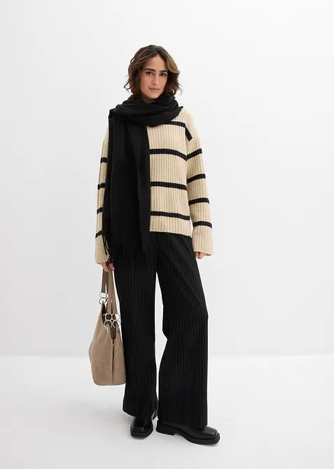 Stripet genser, bonprix