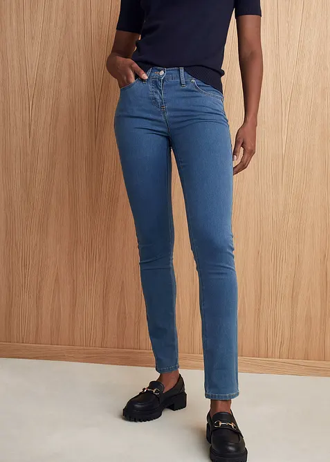 Slim Fit-jeans Mid Waist, super stretch, bonprix