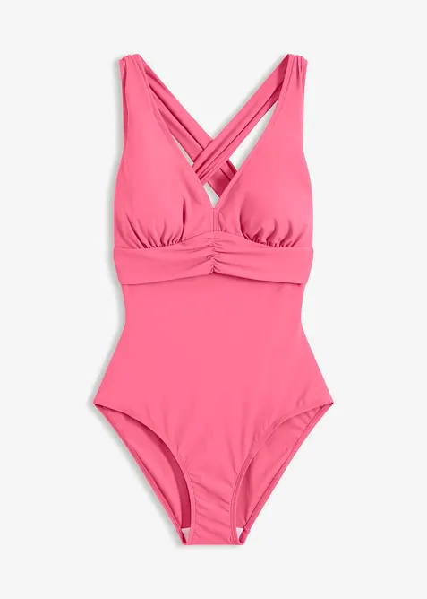 Shape-badedrakt, lett formende, med kryssende stropper, bonprix