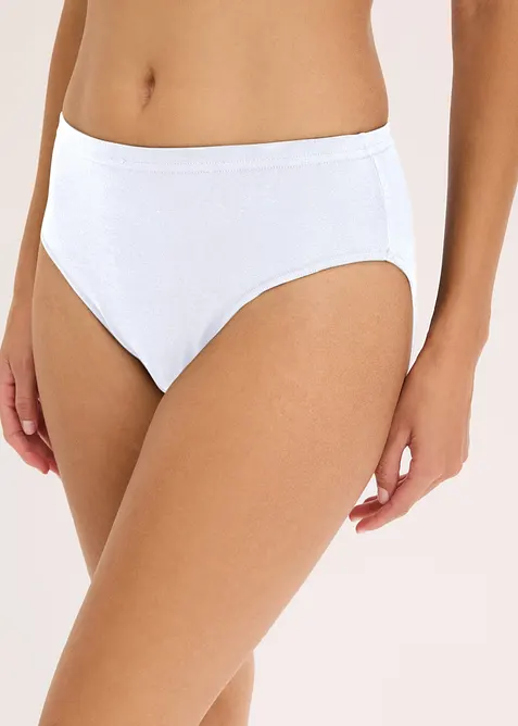 Truse med høy midje og økologisk bomull (7-pack), bonprix