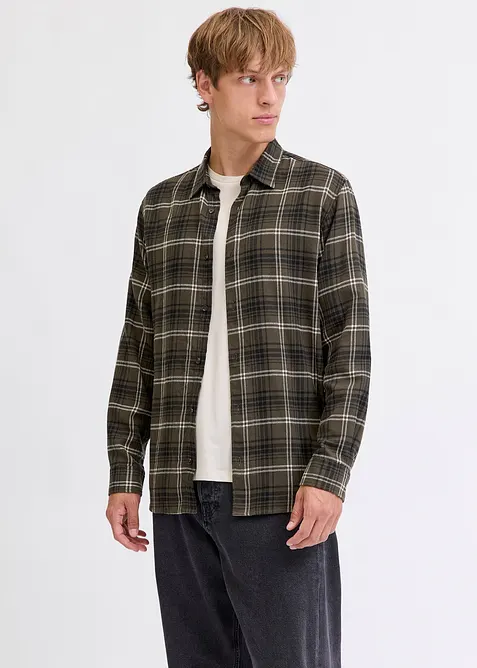 JJ REBEL-flanellskjorte av 100% bomull, J&J Rebel