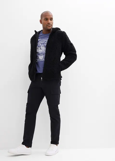 Regular Fit-cargobukse av robust bomull, Straight, bonprix