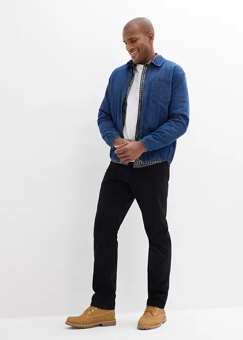 Regular Fit-twillbukse i 100% bomull, Straight, bonprix