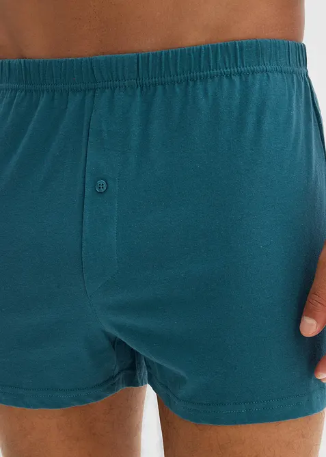 Ledige boksershorts i bomullsjersey (5-pack), bonprix