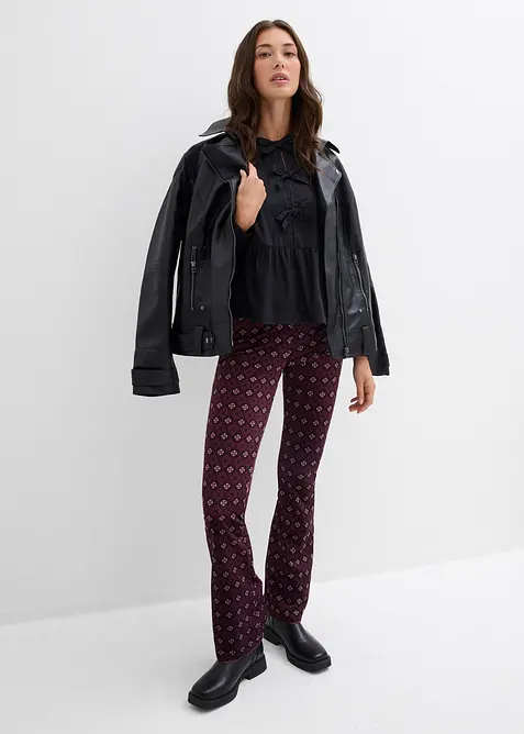 Bluse med sløyfedetaljer, bonprix