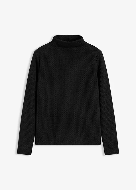 Sweatshirt med st&aring;krage, bonprix