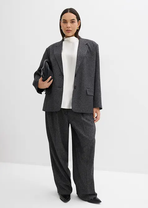 Vid bukse i myk viskosemiks, bonprix