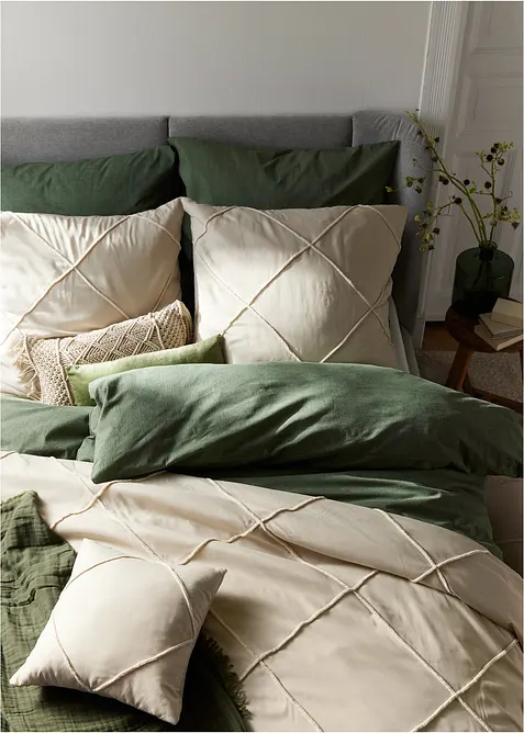 Putetrekk med rektangler (2-pack), bonprix