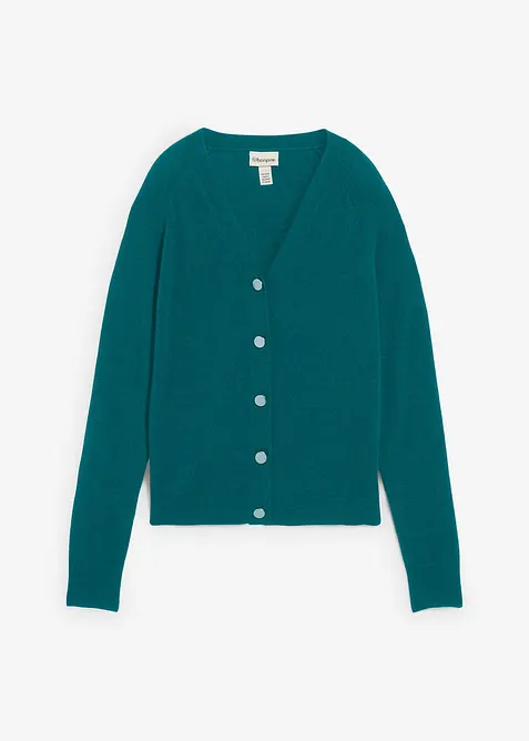 Cardigan i kasjmir med Good Cashmere Standard&reg;, bonprix