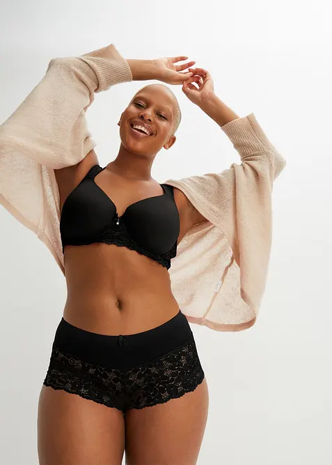 Vattert BH med polstrede stropper, bonprix