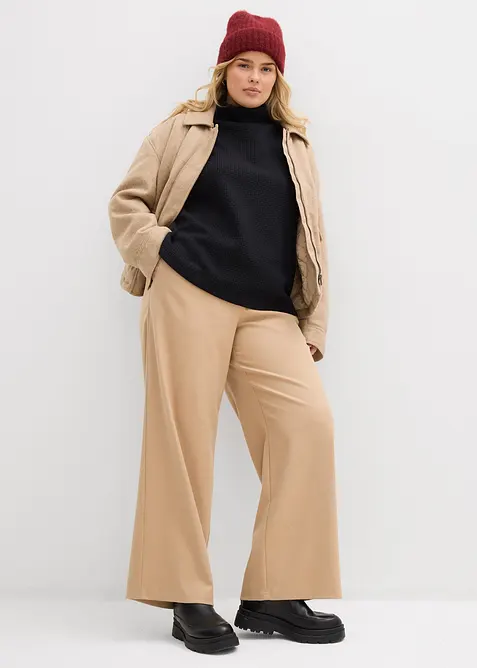 Sweatshirt med st&aring;krage, bonprix