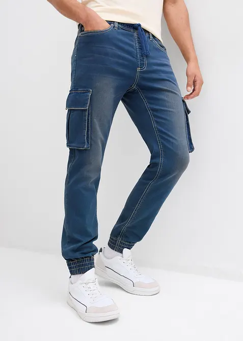 Slim Fit pull-on sweatjeans, Straight, bonprix