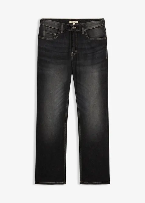 Classic Fit stretch-jeans med komfortlinning, Bootcut, bonprix