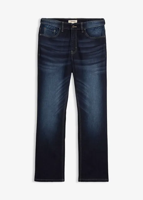 Classic Fit stretch-jeans med komfortlinning, Bootcut, bonprix