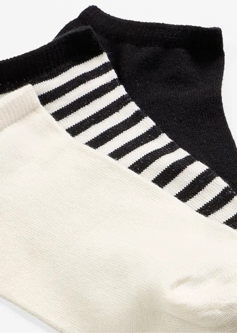 Ankelsokker med &oslash;kologisk bomull (6-pack), bonprix