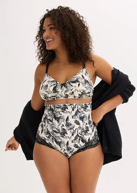 Highwaist Medium Shape-truse med blonde, bonprix