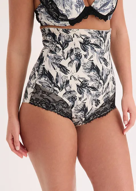 Highwaist Medium Shape-truse med blonde, bonprix