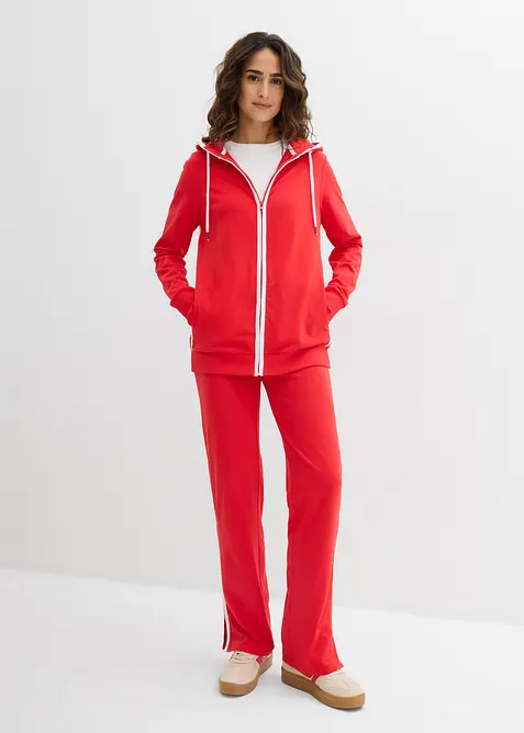 Joggedress i bomull med elastan, bonprix