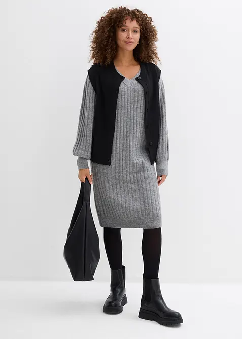 Strikkekjole, bonprix