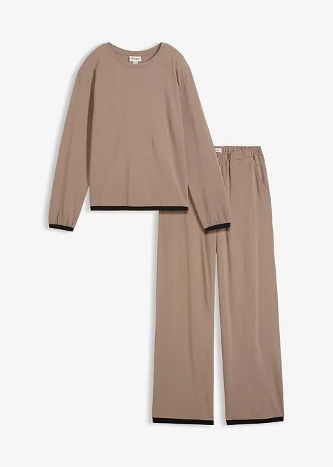 Treningsdrakt i bomull (Sett i 2 deler), bonprix