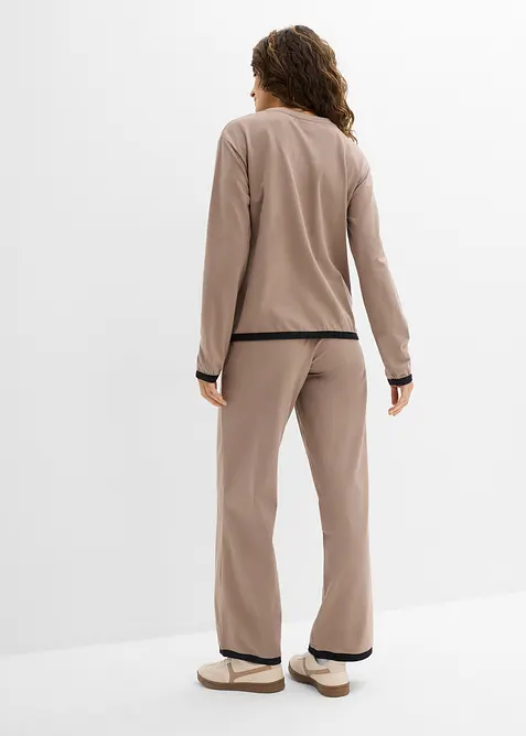 Treningsdrakt i bomull (Sett i 2 deler), bonprix