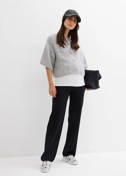 2-i-1-jerseybukse for graviditeten og tiden etterp&aring; med nedbrettbar linning, bonprix