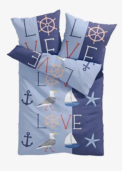 Sengesett med måke, bonprix