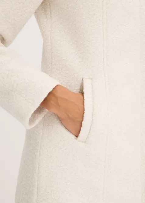 Kort kåpe i bouclé, bonprix