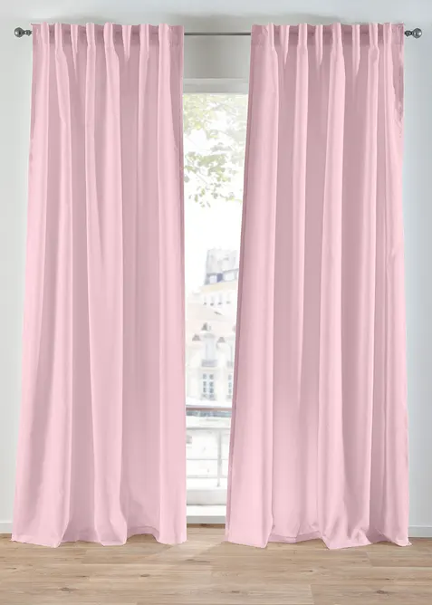 Gardiner i resirkulert materiale (2-pack), bonprix