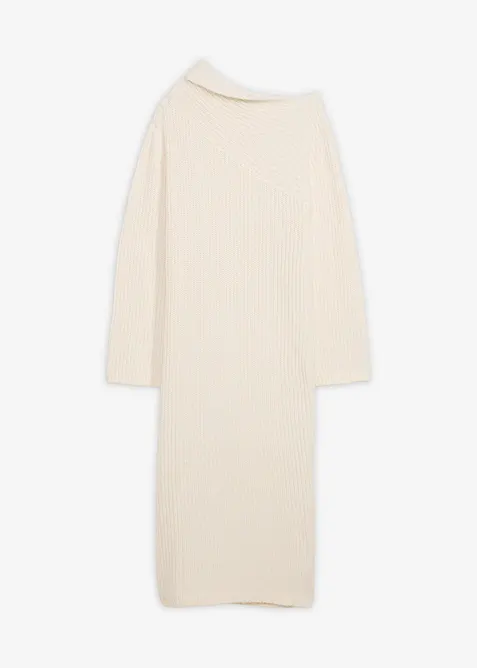 Ribbestrikket kjole, bonprix