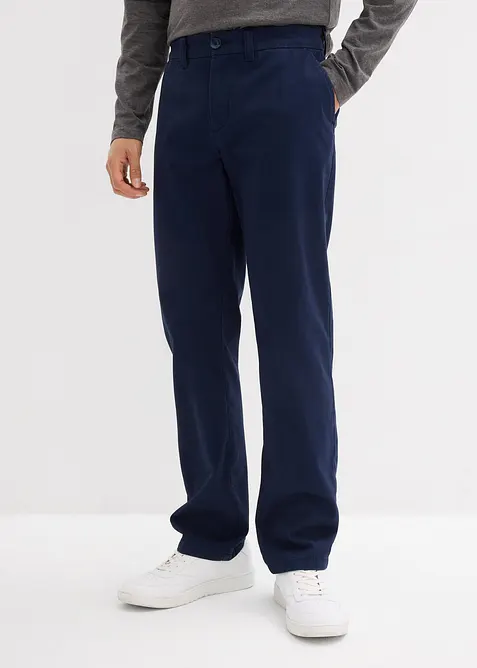Chinos i ren bomull og Regular Fit-modell, Straight, bonprix