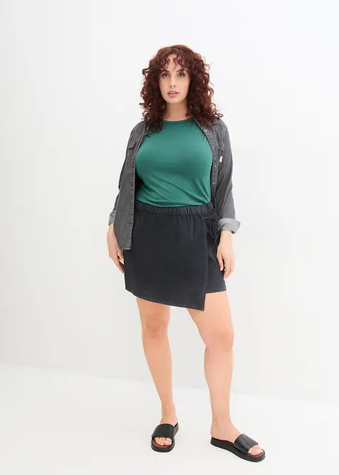 Bukseskjørt i ren økologisk bomull, bonprix