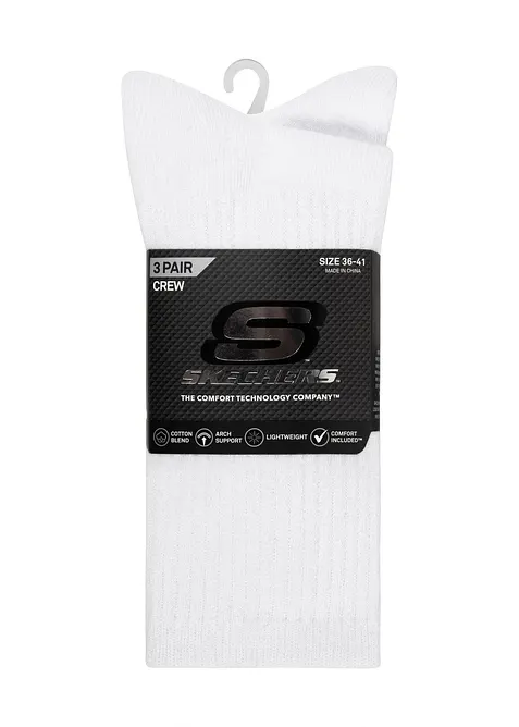 Treningssokker fra Skechers (3-pack), Skechers