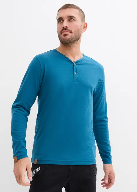 Langermet bestefartr&oslash;ye i 100% &oslash;kologisk bomull (2-pack), bonprix