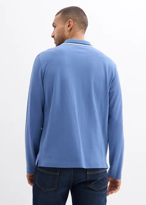 Poloskjorte i 100% &oslash;kologisk bomull (2-pack), bonprix