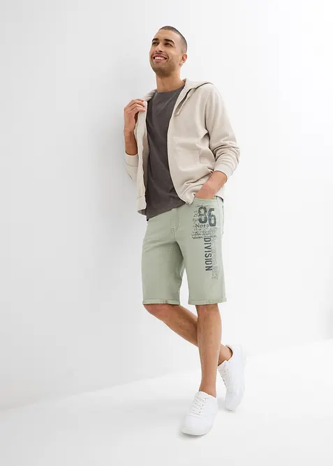Bermudashorts i denim med stretch, Regular Fit, bonprix